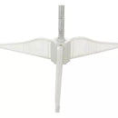 Árvore de Natal Branco 1,2Metros 100 Galhos Com Base Canto Decor