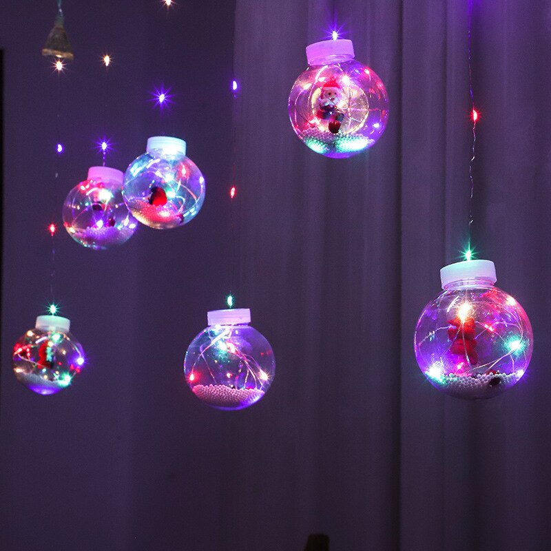 Varal de Luzes Decorativas Natal com 10 Bolinhas | Canto Decor Canto Decor