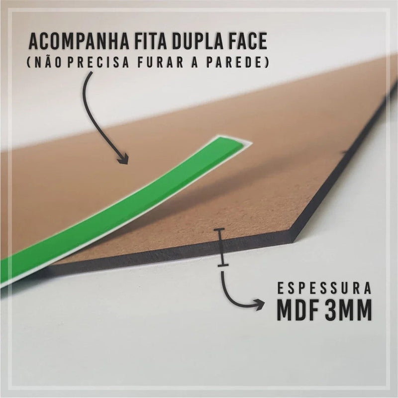 Trilogia de Inspiração: Conjunto de 3 Quadros para Fortalecer sua Fé Canto Decor