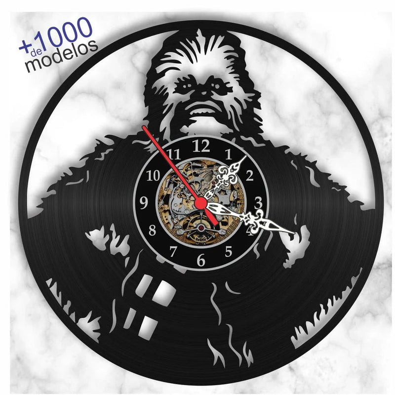 Relógio Star Wars |&nbsp;Disco Vinil De Parede | Canto Decor Canto Decor