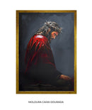 Príncipe Jesus com Capa Vermelha | Quadro decorativo Cristão 4K 🙌🏻👑🖼️