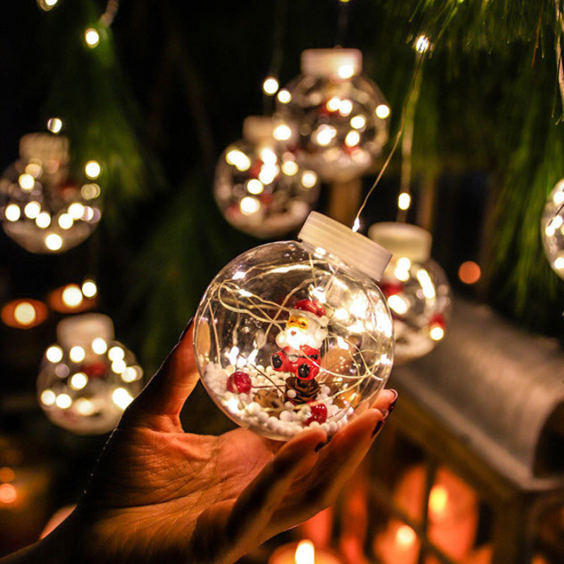 Varal de Luzes Decorativas Natal com 10 Bolinhas | Canto Decor Canto Decor