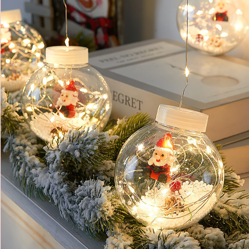 Varal de Luzes Decorativas Natal com 10 Bolinhas | Canto Decor Canto Decor