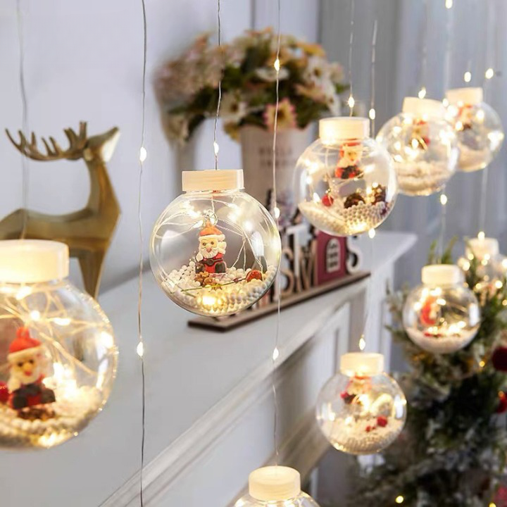 Varal de Luzes Decorativas Natal com 10 Bolinhas | Canto Decor Canto Decor