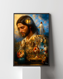 A jornada de Jesus quadro decorativo
