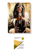 Quadro Jesus em Oração – Arte Cristã com Fé e Profundidade Espiritual | Decore Paz 🙏 Decore Paz