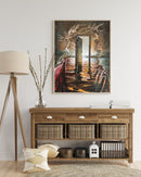 Quadro: Jesus, é o Caminho, a Verdade e a Vida | Inspirado em João 14:6 – Arte Cristã 4K Decore PAZ 🙌🏼🚪