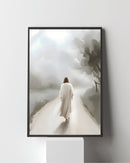 Quadro Minimalista: Caminhando com Jesus | Arte Cristã, alta resolução 4K - Autoria Própria 🙏🏼✨