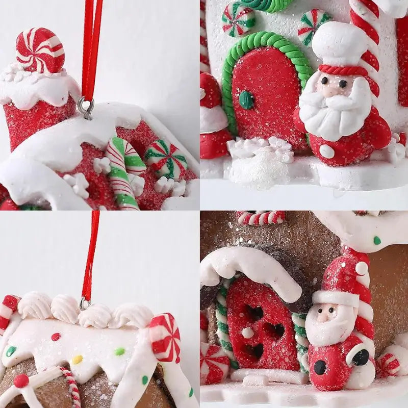 Pingente Casinha Iluminada para Árvore de Natal | Canto Decor Canto Decor