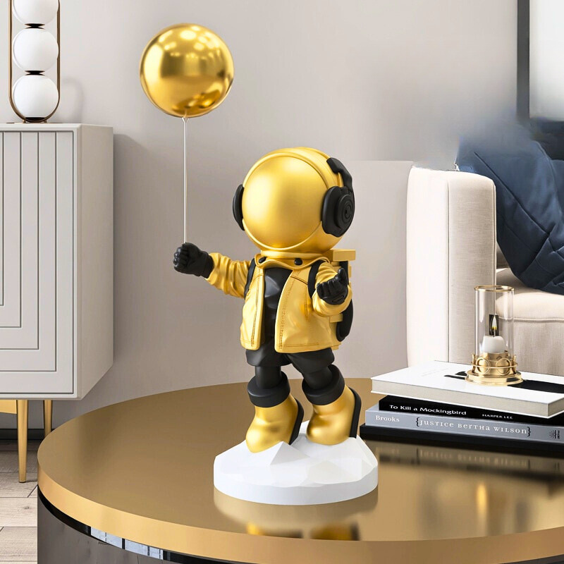 Escutura Moderna - O Astronauta Canto Decor