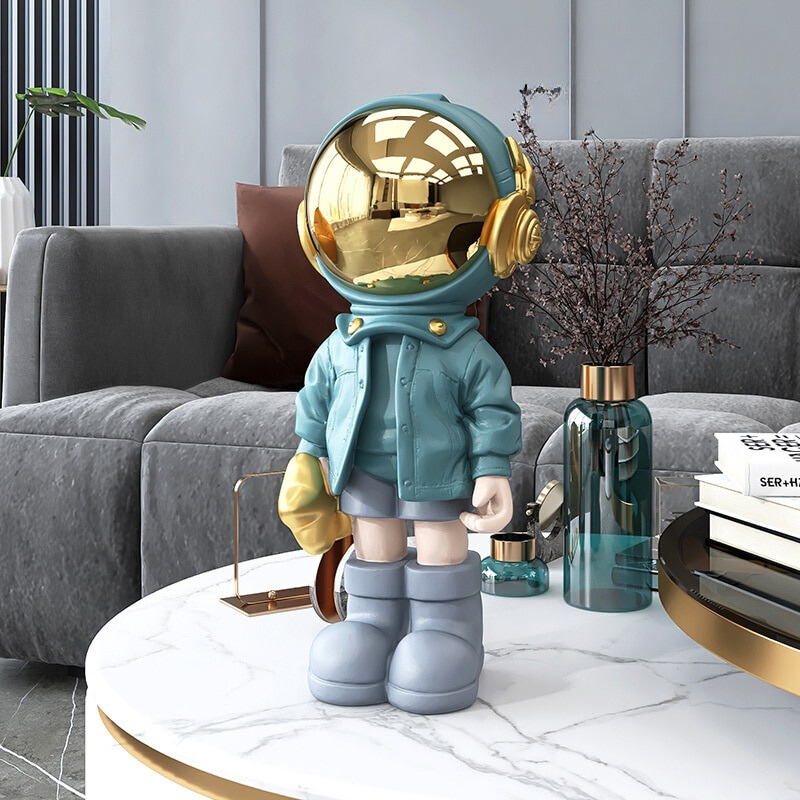 Escutura Moderna - O Astronauta Canto Decor
