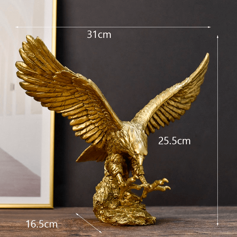 Escultura Águia Real Luminous Canto Decor