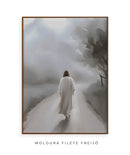 Quadro Minimalista: Caminhando com Jesus | Arte Cristã, alta resolução 4K - Autoria Própria 🙏🏼✨