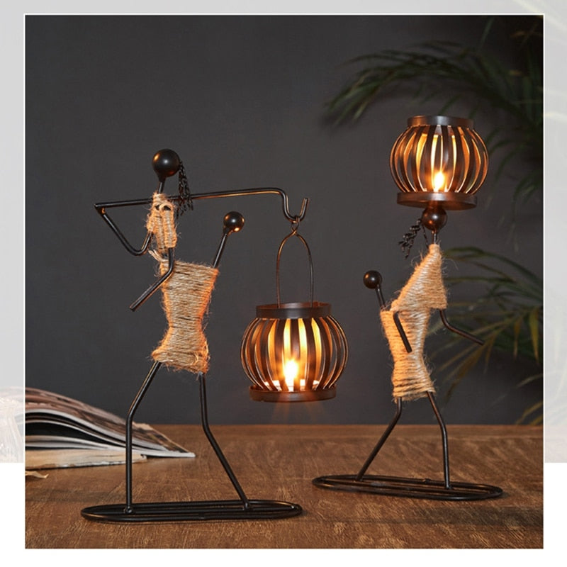 Ornamento Castiçal Estilo África – Arte, Cultura e Sofisticação na Sua Decoração Canto Decor