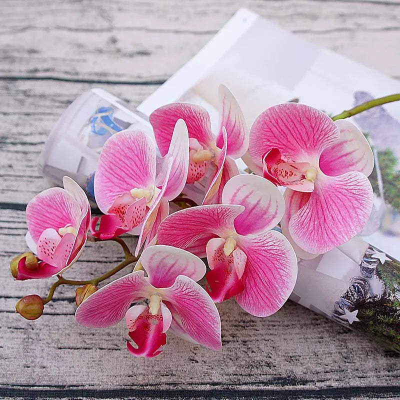 Orquídea Borboleta  Artificial - Decoração Floral em 3D Canto Decor