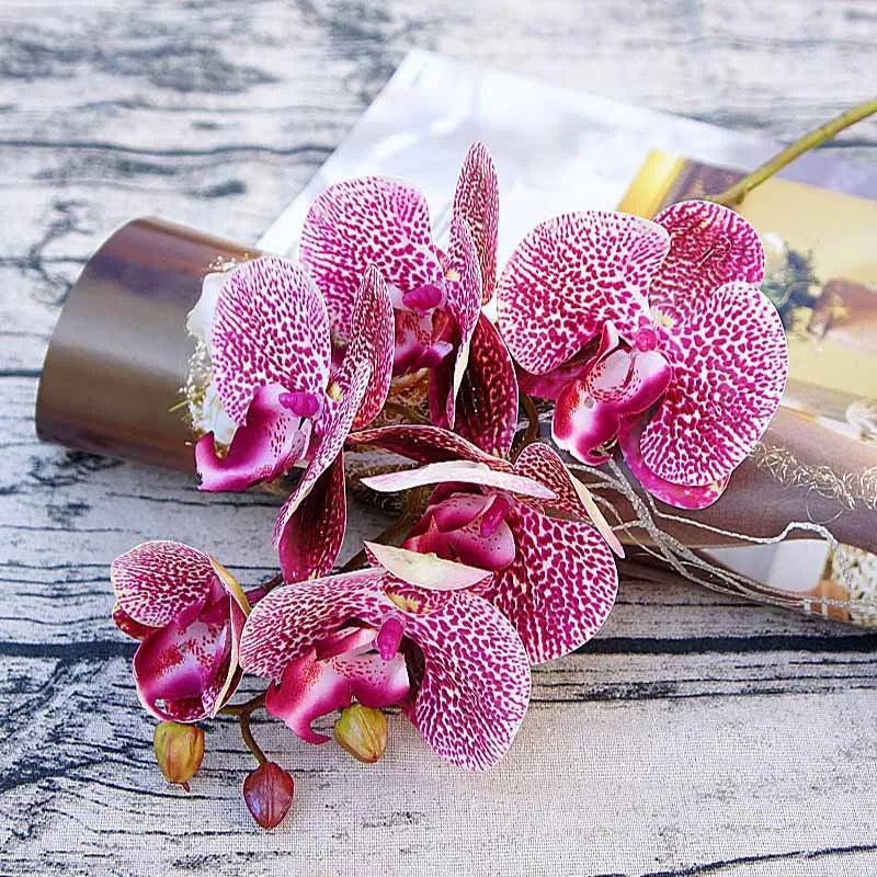 Orquídea Borboleta  Artificial - Decoração Floral em 3D Canto Decor