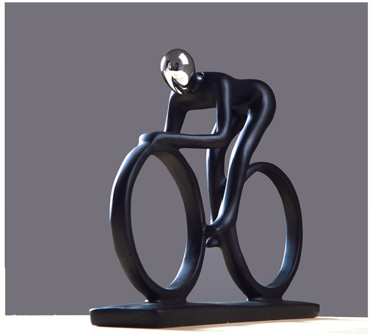 Ornamento Decorativo – O Ciclista: Movimento e Estilo na Sua Decoração Canto Decor