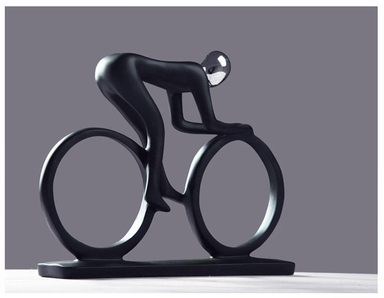 Ornamento Decorativo – O Ciclista: Movimento e Estilo na Sua Decoração Canto Decor