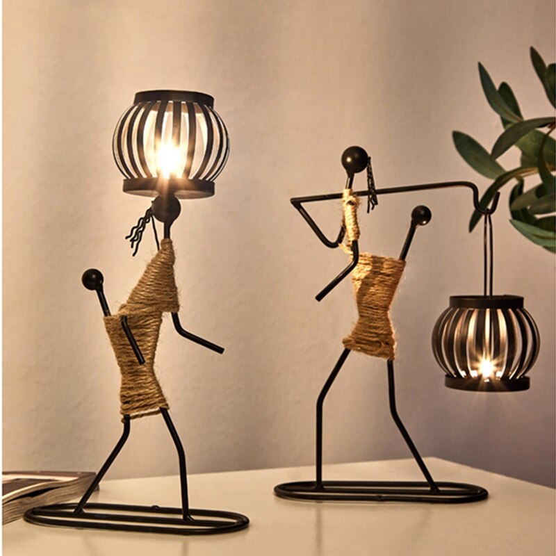 Ornamento Castiçal Estilo África – Arte, Cultura e Sofisticação na Sua Decoração Canto Decor