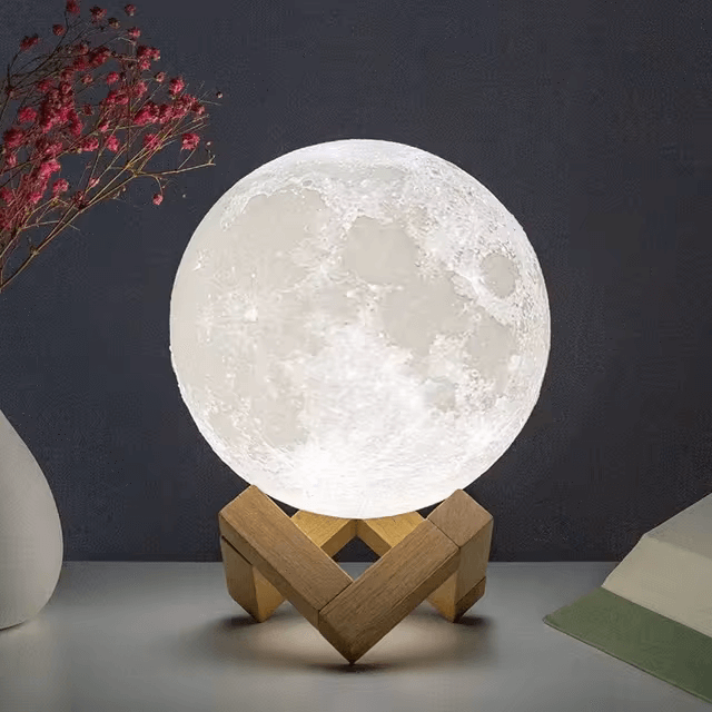 luminaria lua branca