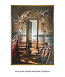 Quadro: Jesus, é o Caminho, a Verdade e a Vida | Inspirado em João 14:6 – Arte Cristã 4K Decore PAZ 🙌🏼🚪