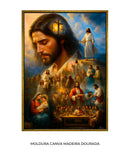 Quadro: A Jornada de Jesus | Arte Cristã, alta resolução 4K - Autoria Própria 🕊️🌊⛰️🙏🏼