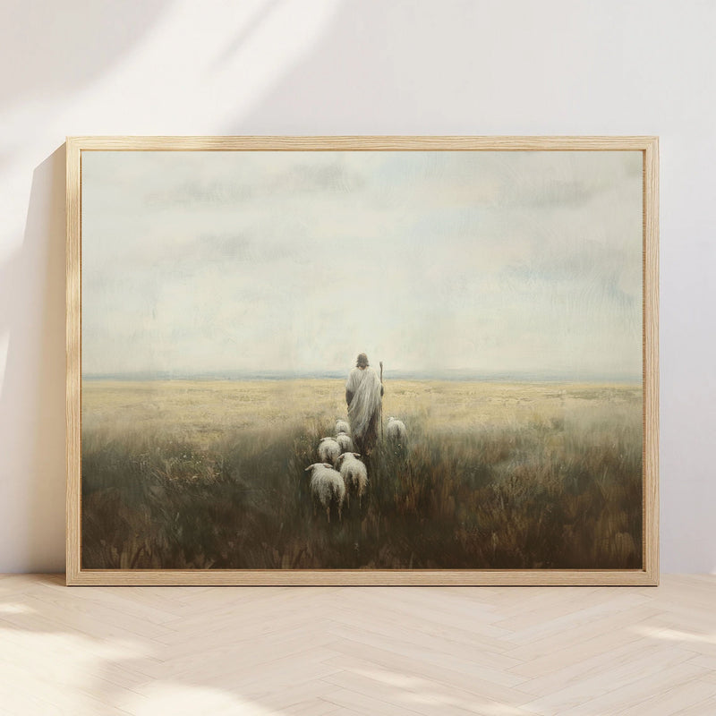 Quadro: Jesus o bom pastor