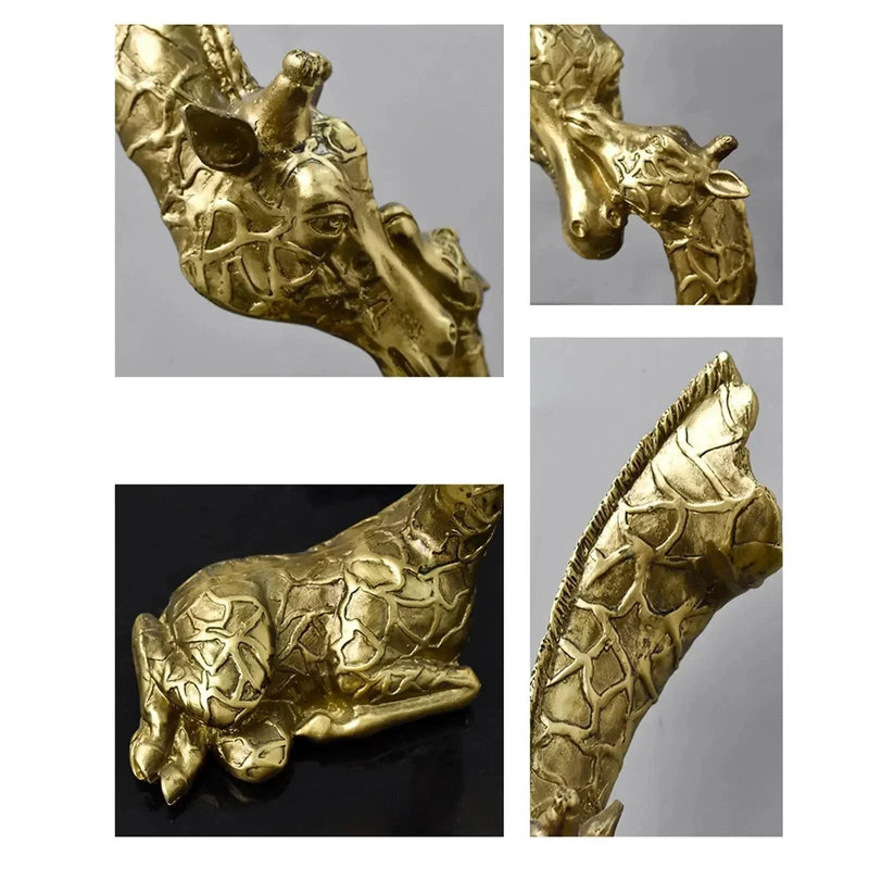 Ornamento de Girafa Mãe e Filho Canto Decor