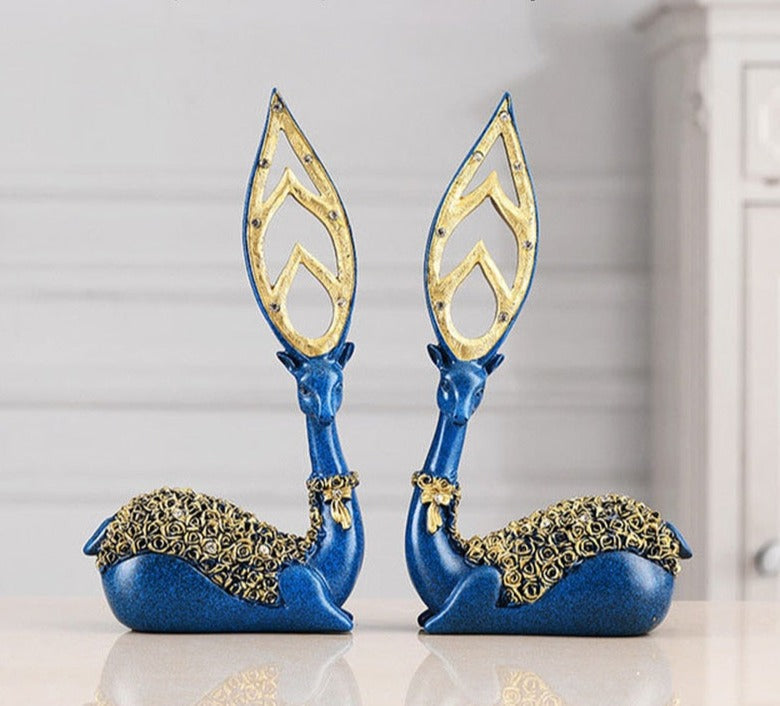 Ornamento The Deer - Conjunto com 2 peças Canto Decor