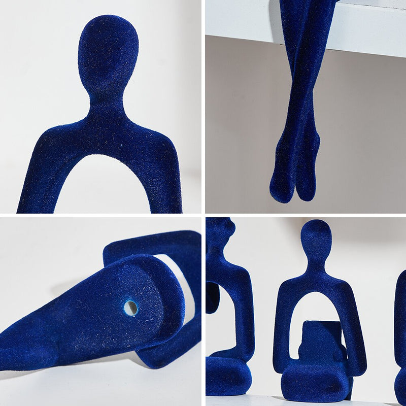 Estatuetas Minimalistas Trio Pensador Canto Decor