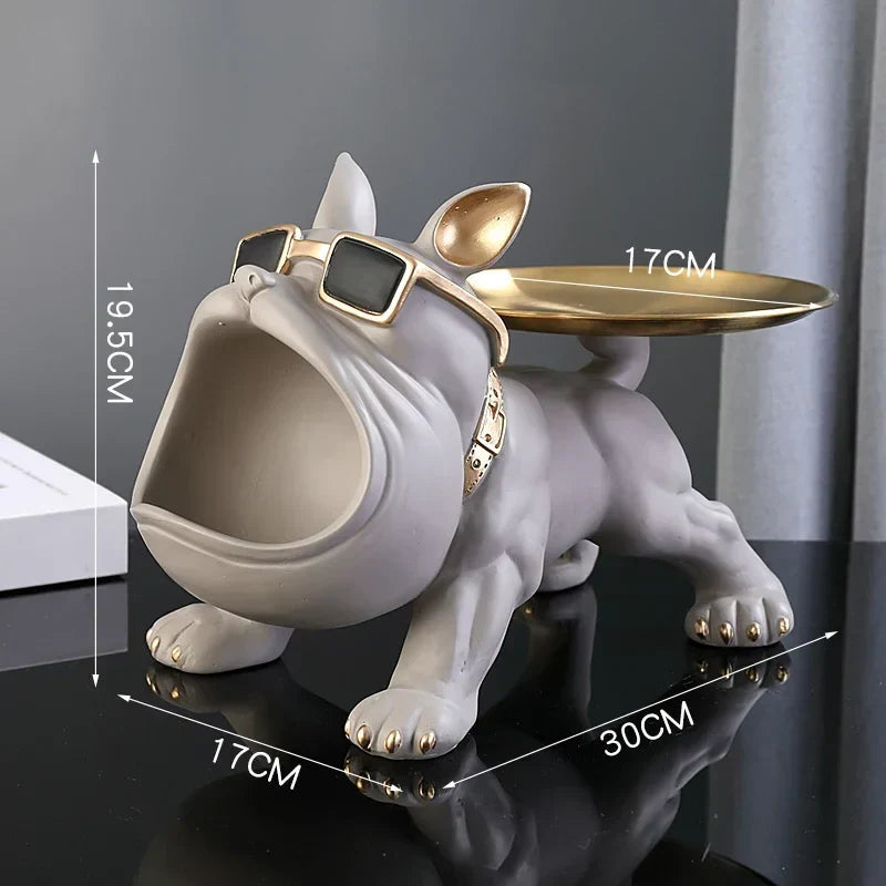 Ornamento Criativo Bulldog Inglês Canto Decor