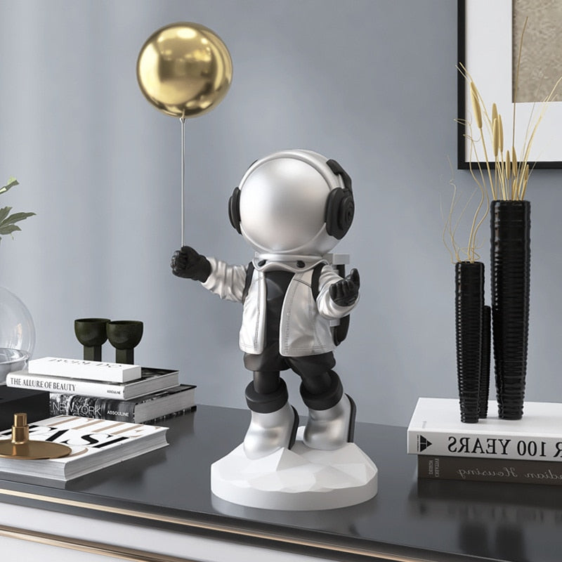 Escutura Moderna - O Astronauta Canto Decor