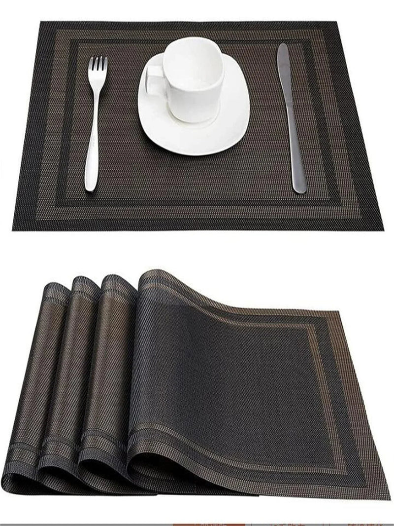 Jogo Americano Retangular em PVC – Sofisticação e Praticidade para Sua Mesa Canto Decor