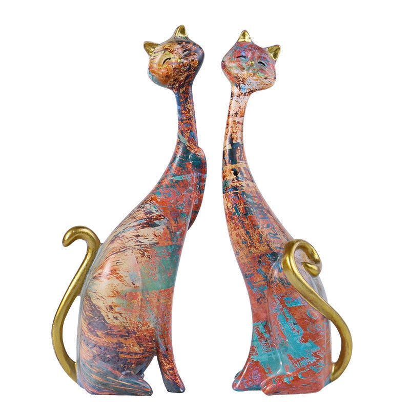 Ornamento Gatos em Cores - OFERTA LEVE 2 PAGUE 1 | Canto Decor Canto Decor