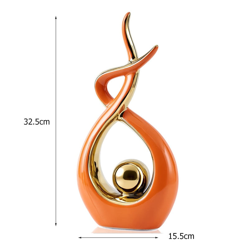 Ornamento Cerâmico Clássico - Linha HomeStyle Canto Decor