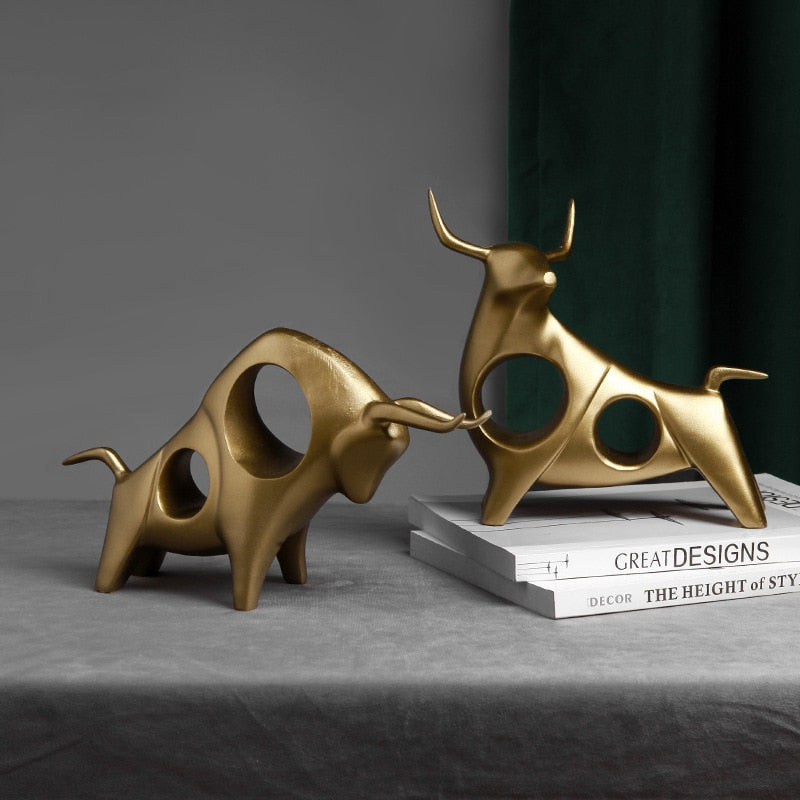 Escultura Taurus Canto Decor