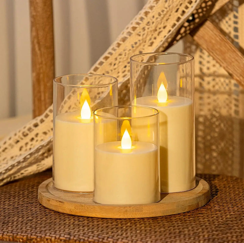 Velas Artificiais - Conjunto com 3 Peças | Canto Decor