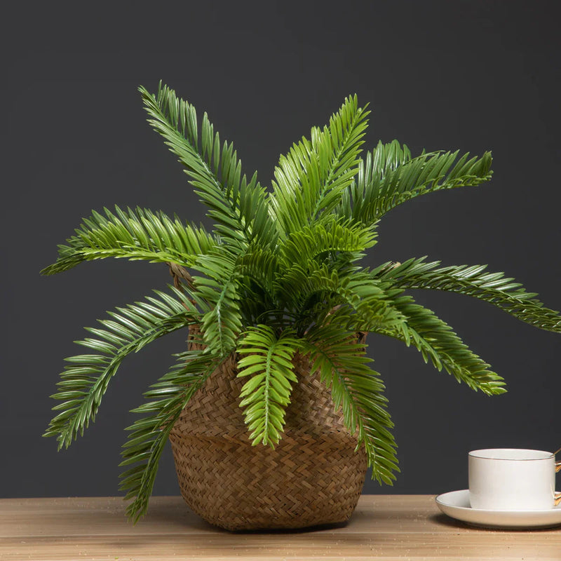 Folhas de Palmeira Artificial Tropical Canto Decor