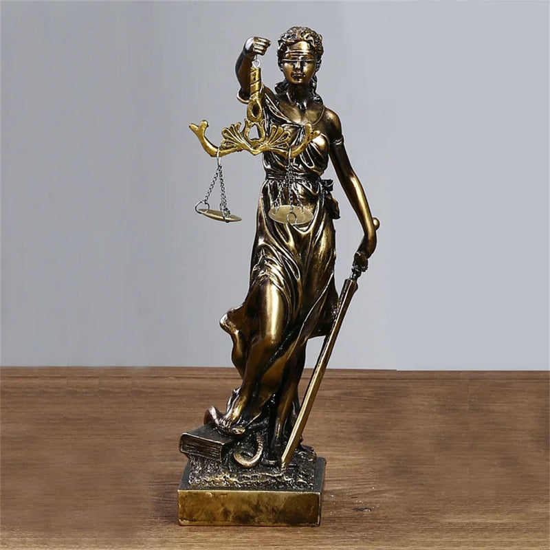 Ornamento A Justiça é Cega Canto Decor