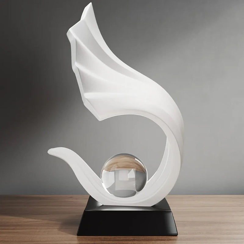Ornamento Ondas do Mar Canto Decor