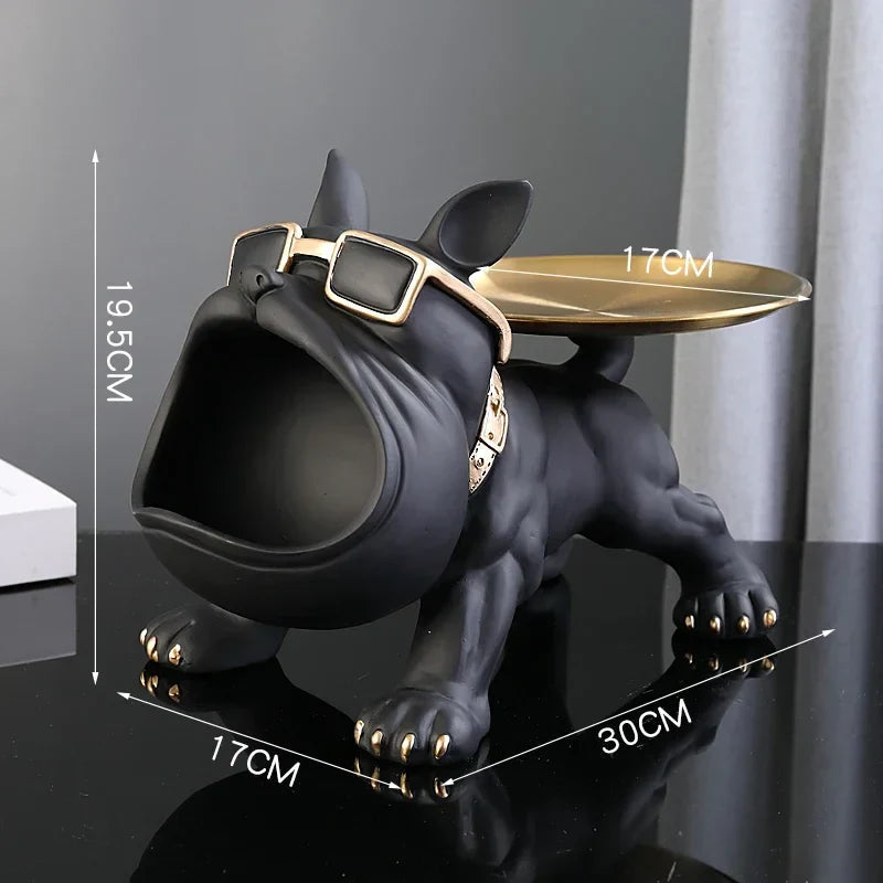 Ornamento Criativo Bulldog Inglês Canto Decor