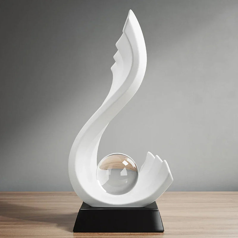 Ornamento Ondas do Mar Canto Decor