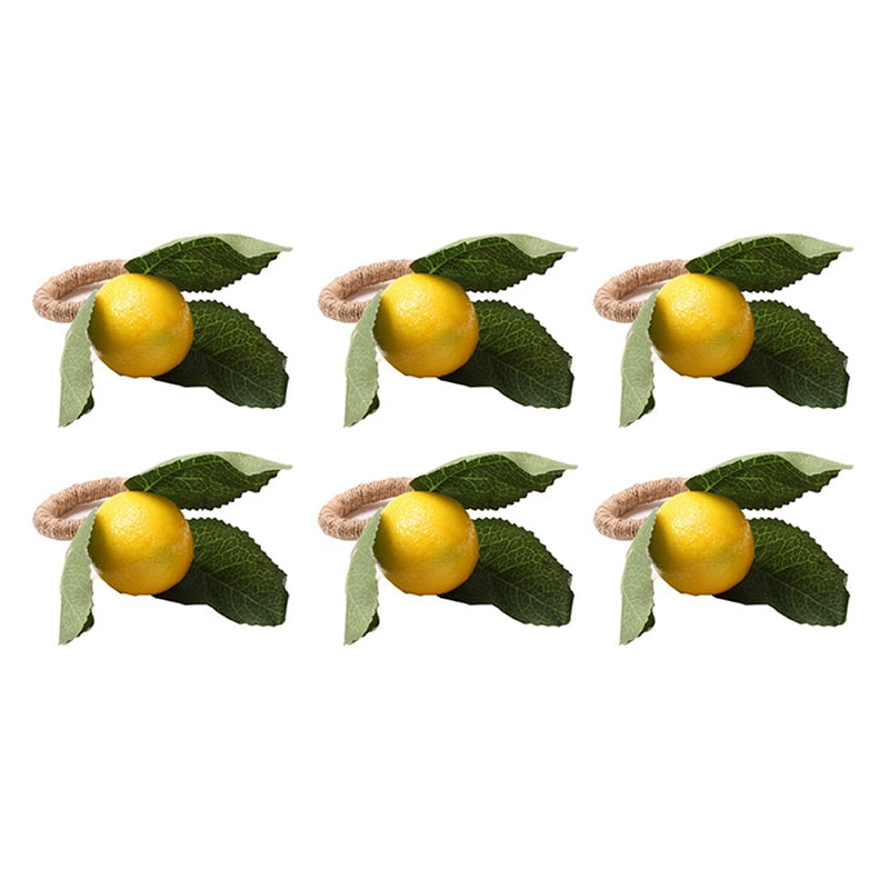 Jogo de Porta-Guardanapos Limão Siciliano – Toque de Frescor e Sofisticação para Sua Mesa Canto Decor