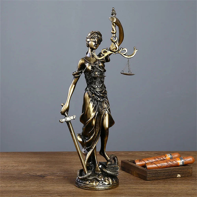 Ornamento A Justiça é Cega Canto Decor