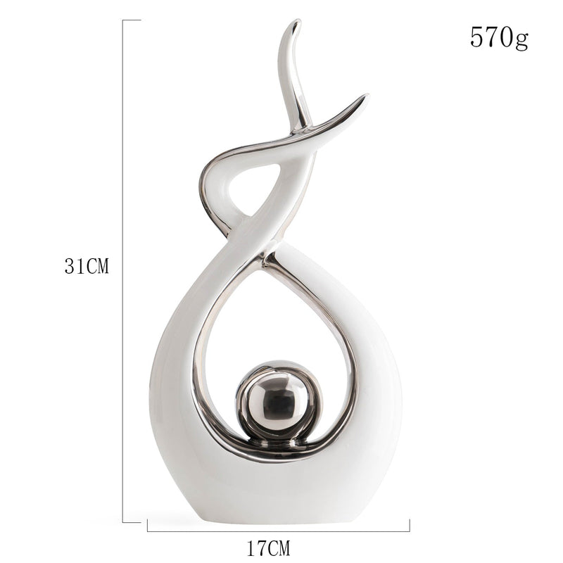 Ornamento Cerâmico Clássico - Linha HomeStyle Canto Decor