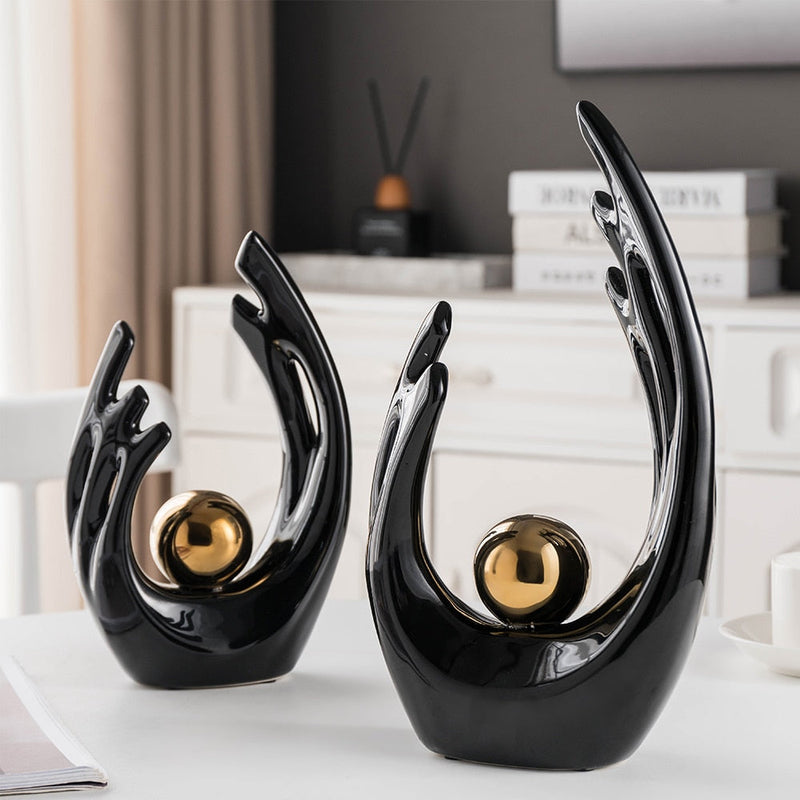 Linha HomeStyle - Ornamento Cerâmico A Mão Canto Decor