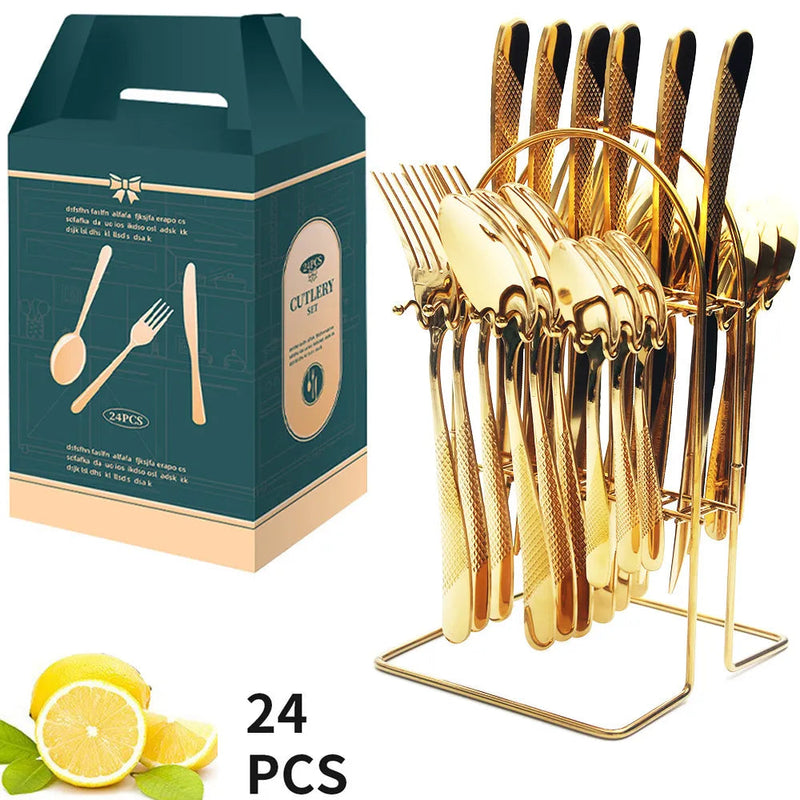 Jogo de Talheres 24 peças Canto Decor