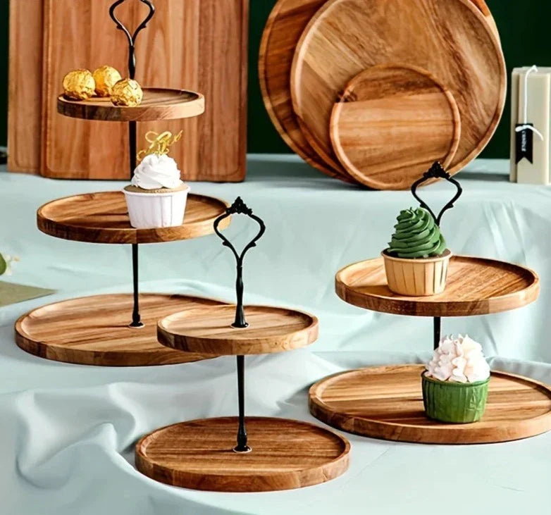 Suporte Bandeja em Camadas – Organização e Elegância para Sua Mesa | Canto Decor Canto Decor