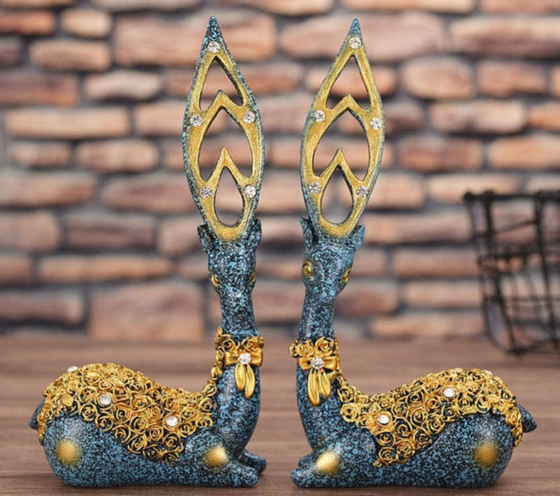 Ornamento The Deer - Conjunto com 2 peças Canto Decor