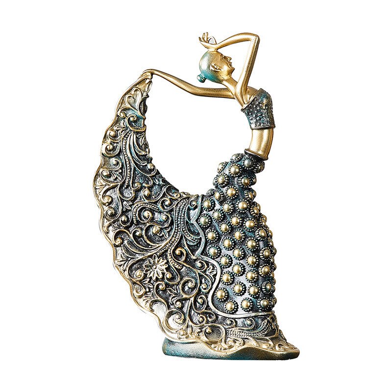 Ornamento A Dançarina – Graça e Sofisticação para sua Decoração Canto Decor